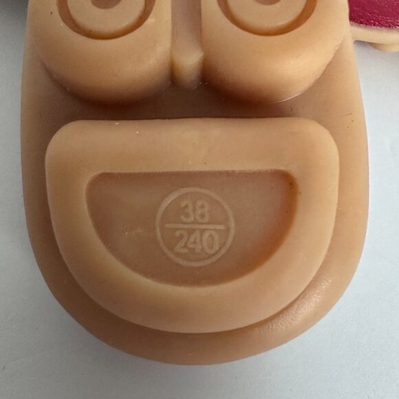 Womens Socofy SlipOn Shoes, Size 38, US7.5 Red Genuine Leather Driving Moccasins - Picture 6 of 8